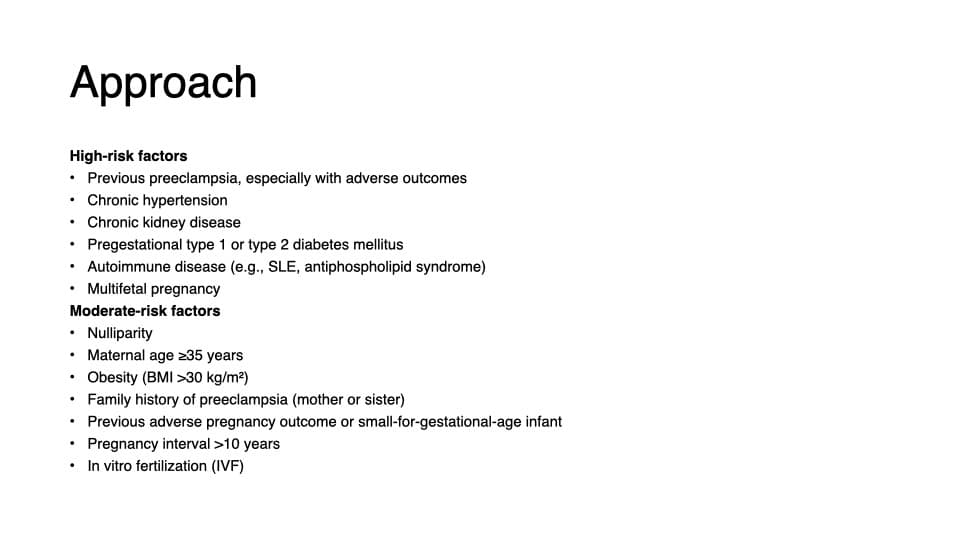 Before: risk factors in small type