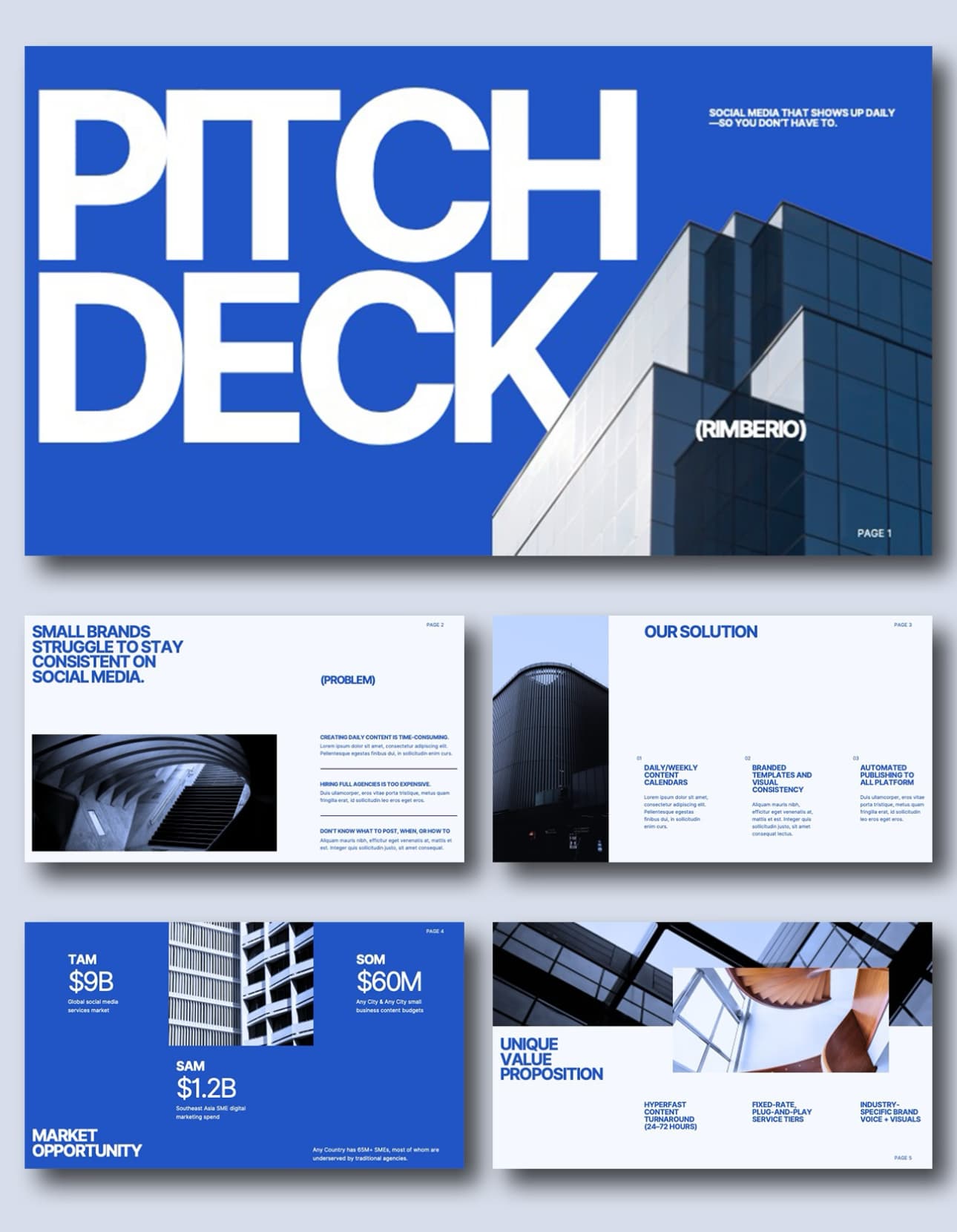 Modern Architecture Pitch PowerPoint template preview