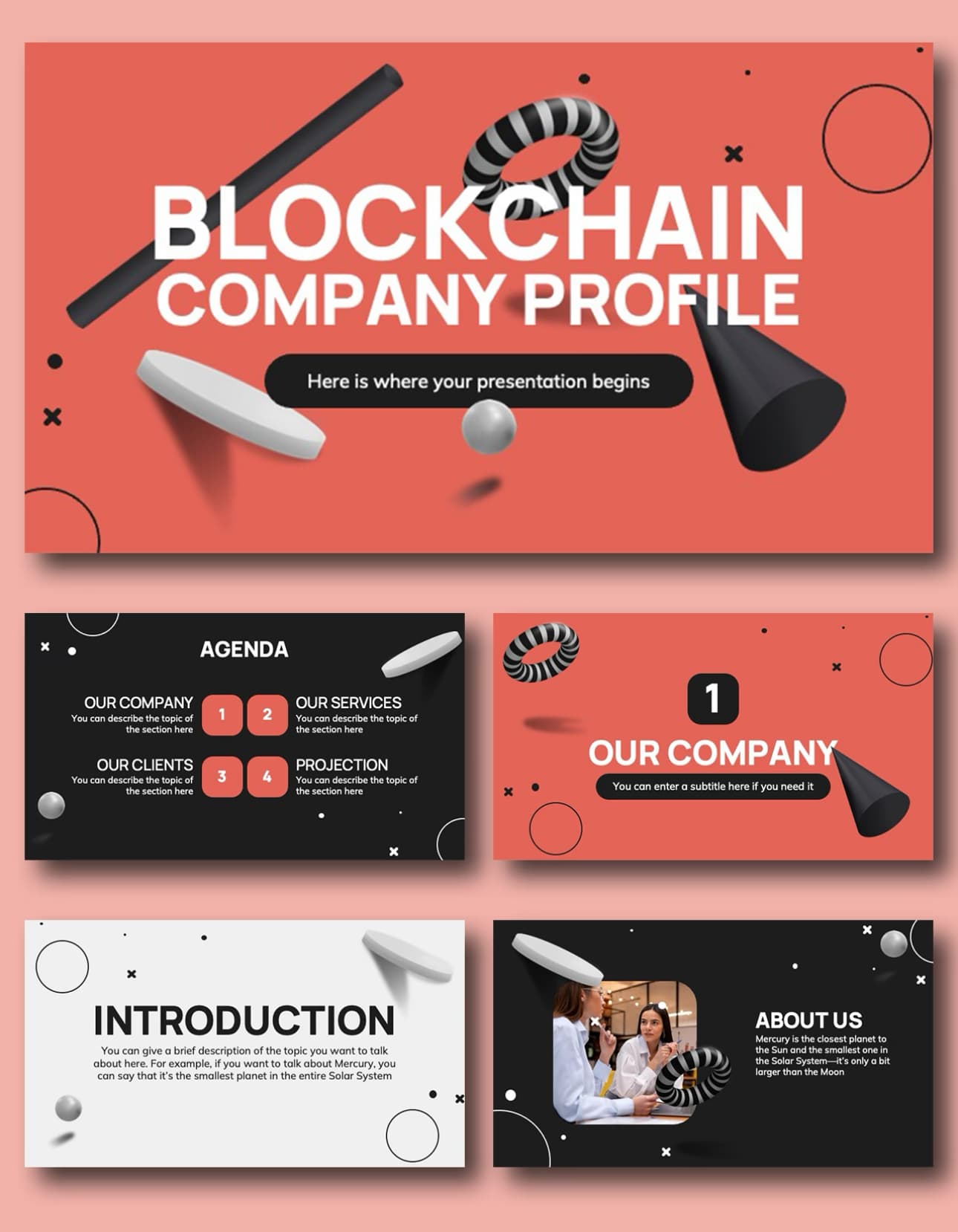 Creative Tech PowerPoint template preview